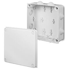 Elektro-Plast Κουτί επιφανειακής τοποθέτησης στεγανό κενό 167 x 167 x 75mm IP55 λευκό (PK-7 0238-01)