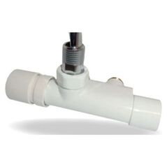 Θερμοστατική βαλβίδα Mono 1/2" x 1/2" αριστερή λευκή (OT3901LB1/2)