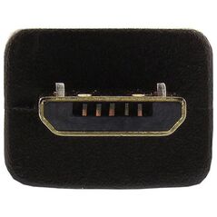 Καλώδιο USB InLine USB-A - microUSB 1 m Μαύρο (31710P)