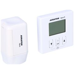 Auraton AURATON Apus SET - ημερήσιος, ασύρματος ρυθμιστής θερμοκρασίας με ηλεκτρονική κεφαλή καλοριφέρ (σετ), (διάδοχος του μοντέλου 200TRA)