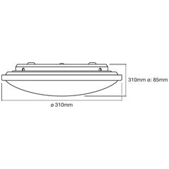 Φωτιστικό οροφής Ledvance Ledvance Led Wall And Ceiling Light For Indoor Use, Dimmable With Remote Control