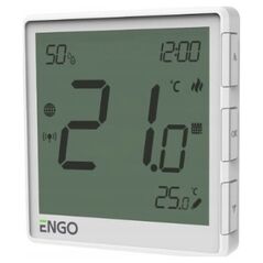 Engo Engo ενσύρματος, εντοιχισμένος θερμοστάτης ZigBee, 230V, λευκός 4 τεμ., πύλη διαδικτύου ZigBee EONE230WPROMOPACK+EGATEZB