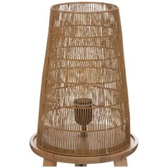 Επιδαπέδιο φωτιστικό Atmosphera Επιδαπέδιο φωτιστικό AJMAL με φυσική πλέξη, 127 cm