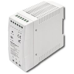 QOLTEC Τροφοδοτικό για ράγα DIN | 40W | 24V | 1.67A | Λευκό | Slim