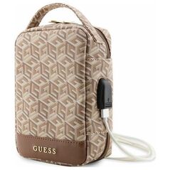 Triton Guess Bag GUHBHGCFSEW Organizer καφέ/καφέ GCube Stripe