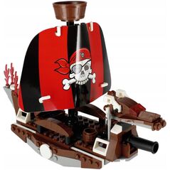 ALLEBLOX BLOCKS KONSTR ALLEBLOX PIRAT 204EL 34X27X6 18/36