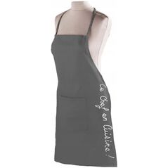 Douceur d`Interieur Γυναικεία ποδιά κουζίνας GREY, 60 x 84 cm, βαμβάκι