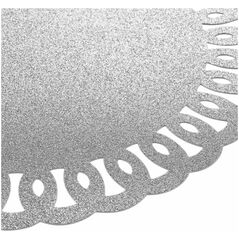 Douceur d`Interieur Σουπλά τραπεζιού GUIRLANDE, γκλίτερ, Ø 38 cm