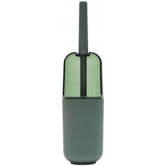 Βούρτσα τουαλέτας Douceur d`Interieur με πλαστικό δοχείο, χακί, 10 x 37,5 εκ.