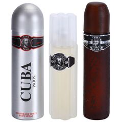Σετ Cuba Black για άνδρες EDT 100ml + 100ml Aftershave + 200ml αποσμητικό
