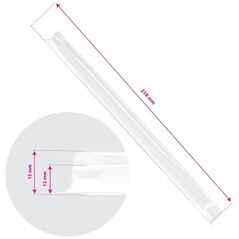 OEM Καθολικό κουτί για καλύμματα ΛΕΥΚΟ ΣΕΤ (218x103x15mm)