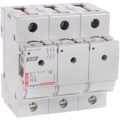 Διακόπτης ασφαλειών Legrand 3P 10A D01 R303 (606703)