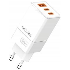 Φορτιστής Beline 65W GaN 2xUSB-C+USB-A φορτιστής ρεύματος χωρίς καλώδιο Λευκό 13168901 5905908351931