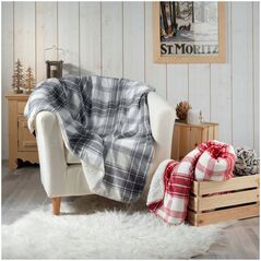 Douceur d`Interieur Ριγέ σαπουνοθήκη με βάση από ξύλο ακακίας NIAGARA