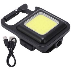 Φακός OEM Mini λαμπτήρας φακός μπρελόκ COB LED μαύρο