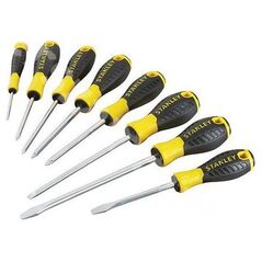 Σετ κατσαβιδιών Stanley Essential επίπεδων και σταυροκατσάβιδων 8 τεμ. (STHT0-60210)