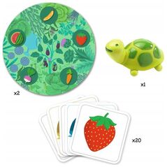 Djeco Djeco Παιχνίδι για μικρά παιδιά - Παιχνίδι μνήμης για μωρά - Κήπος