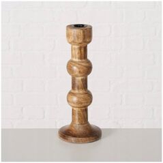 Boltze Ξύλινα σκαλιστά κηροπήγια BUBBLES, 2 τεμάχια