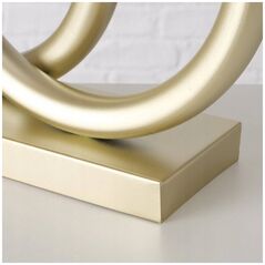 Boltze Χρυσός κηροπήγιο Tonis.μεταλλικός, 33 x 34 cm