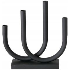 Boltze Μεταλλικό κηροπήγιο Tonis, 34 x 33 εκ., μαύρο