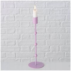 Boltze Μεταλλικοί κηροστάτες Kimberly, 3 τεμάχια, παστέλ χρώματα