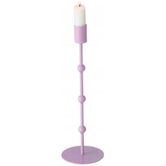 Boltze Μεταλλικοί κηροστάτες Kimberly, 3 τεμάχια, παστέλ χρώματα