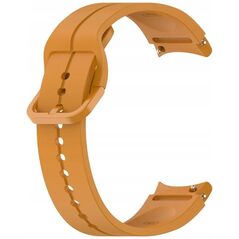 OEM Λουράκι σιλικόνης για SAMSUNG Watch 4 / 5 κίτρινο (9)