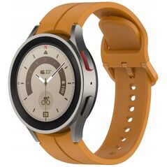 OEM Λουράκι σιλικόνης για SAMSUNG Watch 4 / 5 κίτρινο (9)