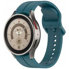 OEM Πάσεκ σιλικόνης για SAMSUNG Watch 4 / 5 πράσινο (11)