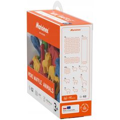 *****Μίνι βάφλες ζώα 62τμχ 07429