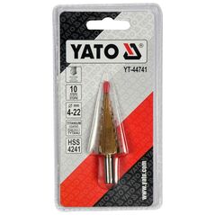 Τρυπάνι Yato βαθμιδωτό κυλινδρικό 4 6 10 12 14 16 8 18 20 22mm (YT-44741)