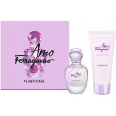 Salvatore Ferragamo Amo Ferragamo - Flowerful Set Salvatore Ferragamo: Amo Ferragamo Flowerful, Eau De Toilette, For Women, 50 ml + Amo Ferragamo Flowerful, Shimmer, Day & Night, Body Lotion, 100 ml For Women
