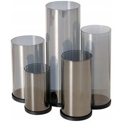 Boltze Ασημένια κηροπήγια, μεταλλικά, 4 τεμάχια