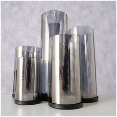 Boltze Ασημένια κηροπήγια, μεταλλικά, 4 τεμάχια