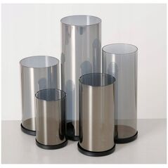 Boltze Ασημένια κηροπήγια, μεταλλικά, 4 τεμάχια