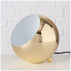 Boltze Επιτραπέζιο φωτιστικό Missy, Ø 15 cm, χρυσό