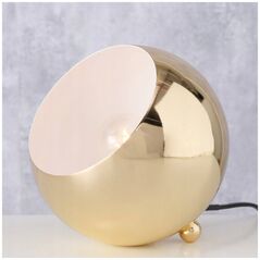 Boltze Επιτραπέζιο φωτιστικό Missy, Ø 15 cm, χρυσό
