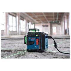 BOSCH.PLANE LASER GLL 80-33 G GREEN USB-C 1x BA 3.7 V 3.0 Ah XL + HANDLE LB 10 + CLAMP DK 20 CASE
