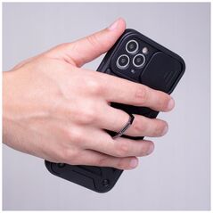 ΘΗΚΗ DEFENDER SLIDE CASE ΓΙΑ IPHONE 16 6,1' ΜΑΥΡΗ ΘΗΚΗ ΠΛΑΤΗΣ