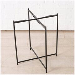 Boltze Τραπεζάκι καφέ με επιφάνεια από ξύλο μάνγκο MANDI, Ø 46 cm