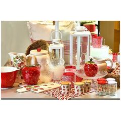 Boltze STRAWBERRY κεραμική κανάτα, σχέδιο φράουλα, 1250 ml 13794775 4066076321711