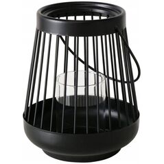 Boltze Φανάρι μαύρο HELLO, μεταλλικό, 16 cm