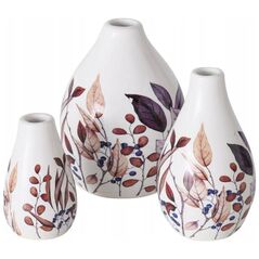 Boltze Διακοσμητικό βάζο Brinja, 3 τεμάχια, κεραμικό