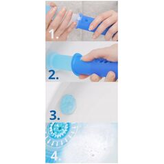 Duck, Ζελέ δακτύλιος τουαλέτας, Λάιμ, 2 x 36 ml