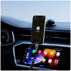 Σπειροειδές καλώδιο JOYROOM S-A43 Crystal-Clear Series 3A USB-A / Lightning 1.5m μαύρο