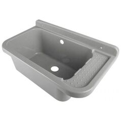 Νεροχύτης Hydroland 1-θέσης οικιακής χρήσης 50 x 34cm γκρι (ZLEW.50.SZ)