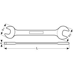 Bahco Klucz płaski 5/8x3/4 cala do zestawu 6Z/8C BAHCO