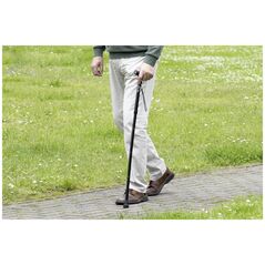 Maximex Πτυσσόμενο αλουμινένιο μπαστούνι, ρυθμιζόμενο ύψος και LED