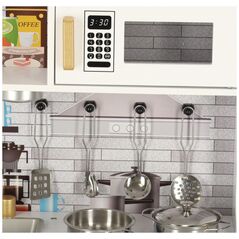 Ξύλινη κουζίνα για παιδιά με ψυγείο