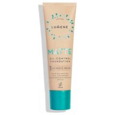 LUMENE_Matte Oil-Control ματ foundation για το πρόσωπο SPF20 1 Classic Beige 30ml